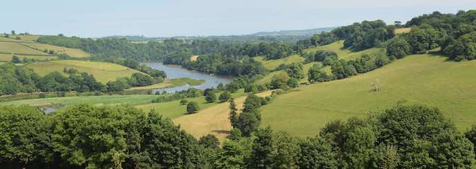 Photo of a green vally